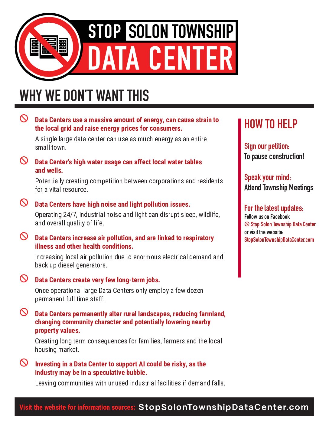Data Center 1 Pager