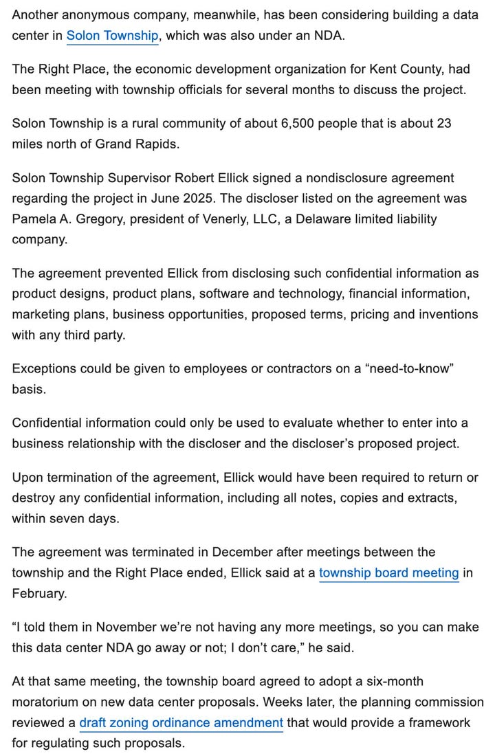 Stop Solon Township Data Center