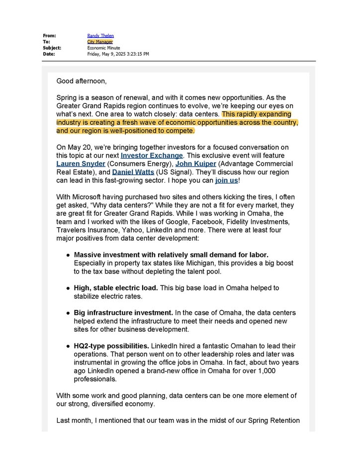 Stop Solon Township Data Center